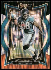 Fred Taylor 2024 Panini Select #57 Black & Orange Prizm Shock Jaguars