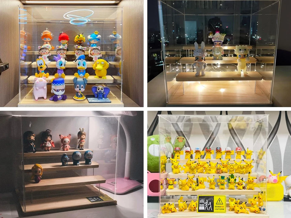 Vetrina a 5 Ripiani in Acrilico Trasparente per Modelli, Mini Personaggi, Pop Ma - Immagine 4 di 4