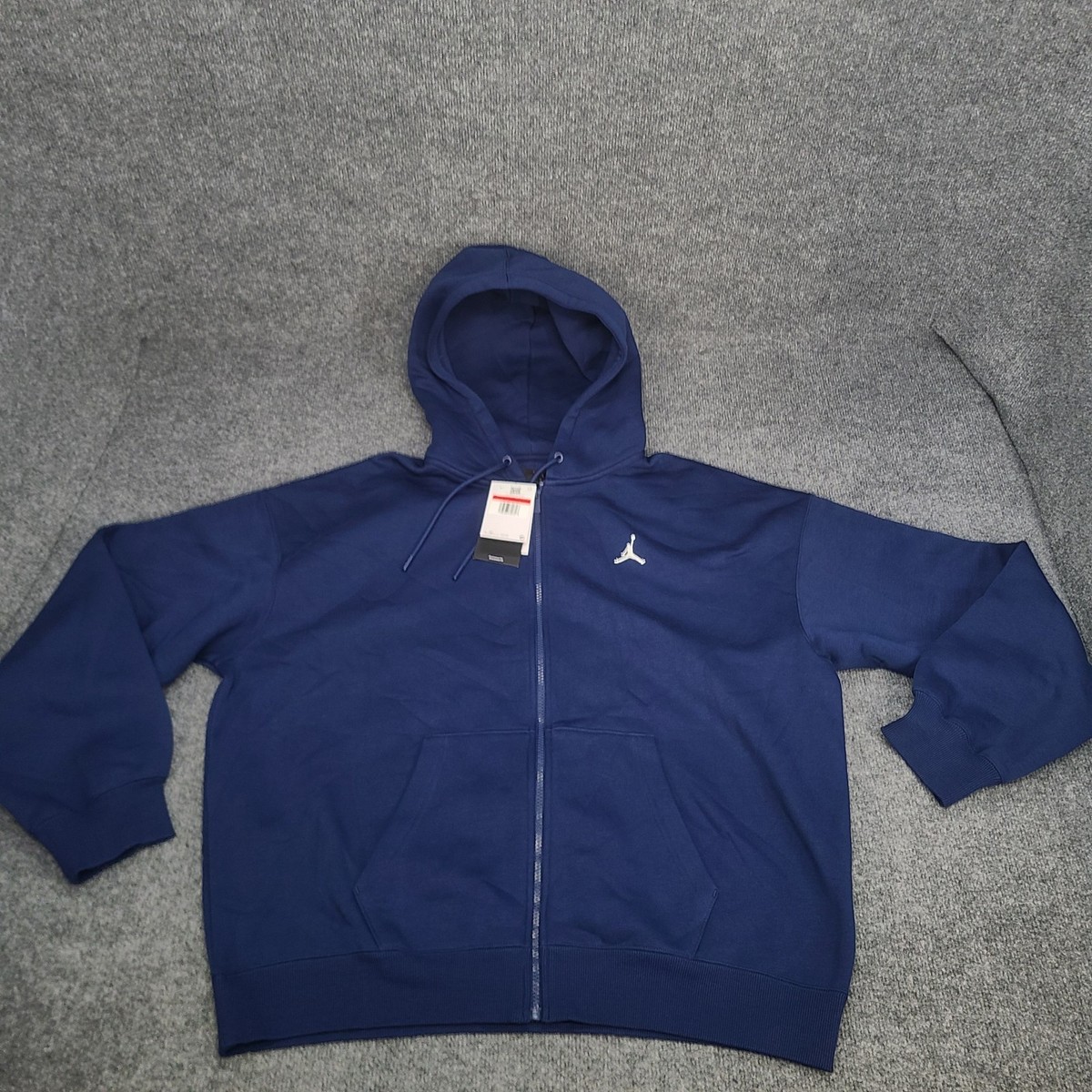 Air Jordanハーフジップ トレーナー ネイビー Sサイズ Jordan Sweatshirt Mens Large Blue Void Oversized Zip Fleece Hoodie