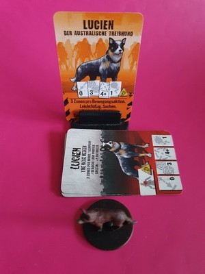 Zombicide  Dog Companion LUCIEN - inkl 2nd Edition Cards  Kickstarter