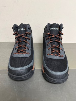 Bogs Boots Shale Mid Soft Toe WP Men's Work Boots Dark Gray Multi Size 10