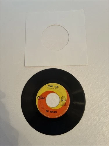 Penny Lane 45RPM 1967 The Beatles Vg Vinyl
