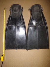 Aqualung Spoiler Fins,Need Straps, Great Condition Vintage Scuba Sz. Med.