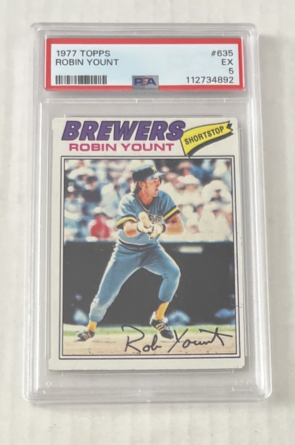 1977 Topps Robin Yount #635 HOF PSA 5