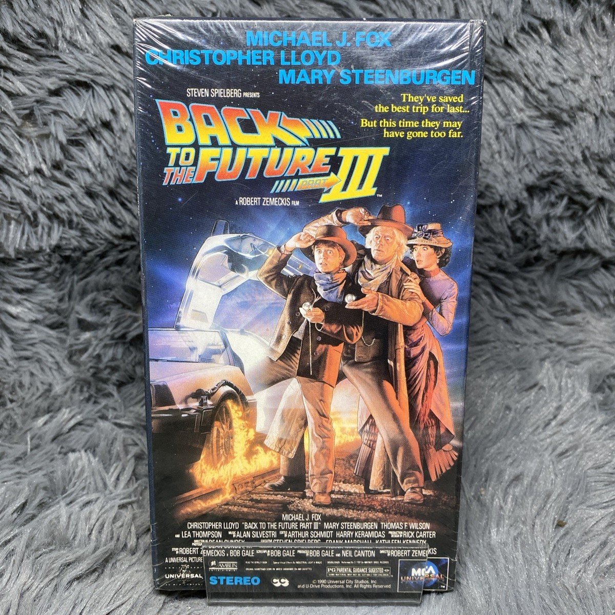 Back to the Future Part III 3 VHS Tape 1990 Michael J. Fox New