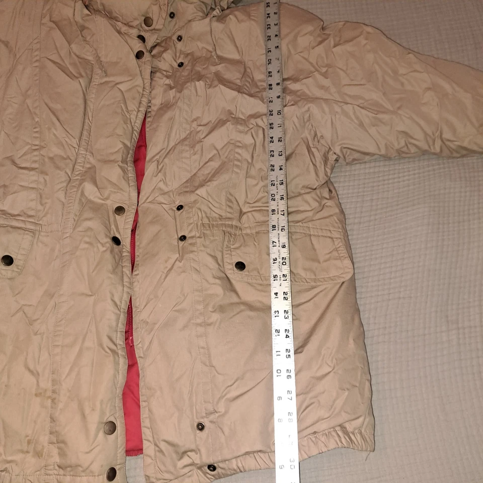 Vintage Cyclone Goose Down Blend Filled Long Winter Coat Size 10 - Image 4 of 4