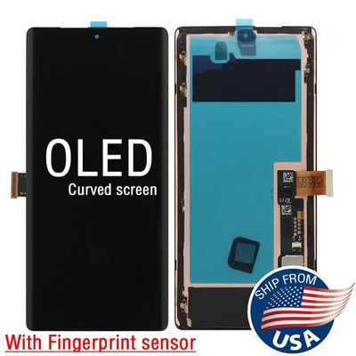 OLED Display Touch Screen Digitizer Assembly Black Frame For Google Pixel 6 Pro