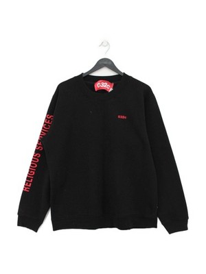 032C Herren Hoodie M schwarz Grafik Baumwolle mit Polyester Pullover