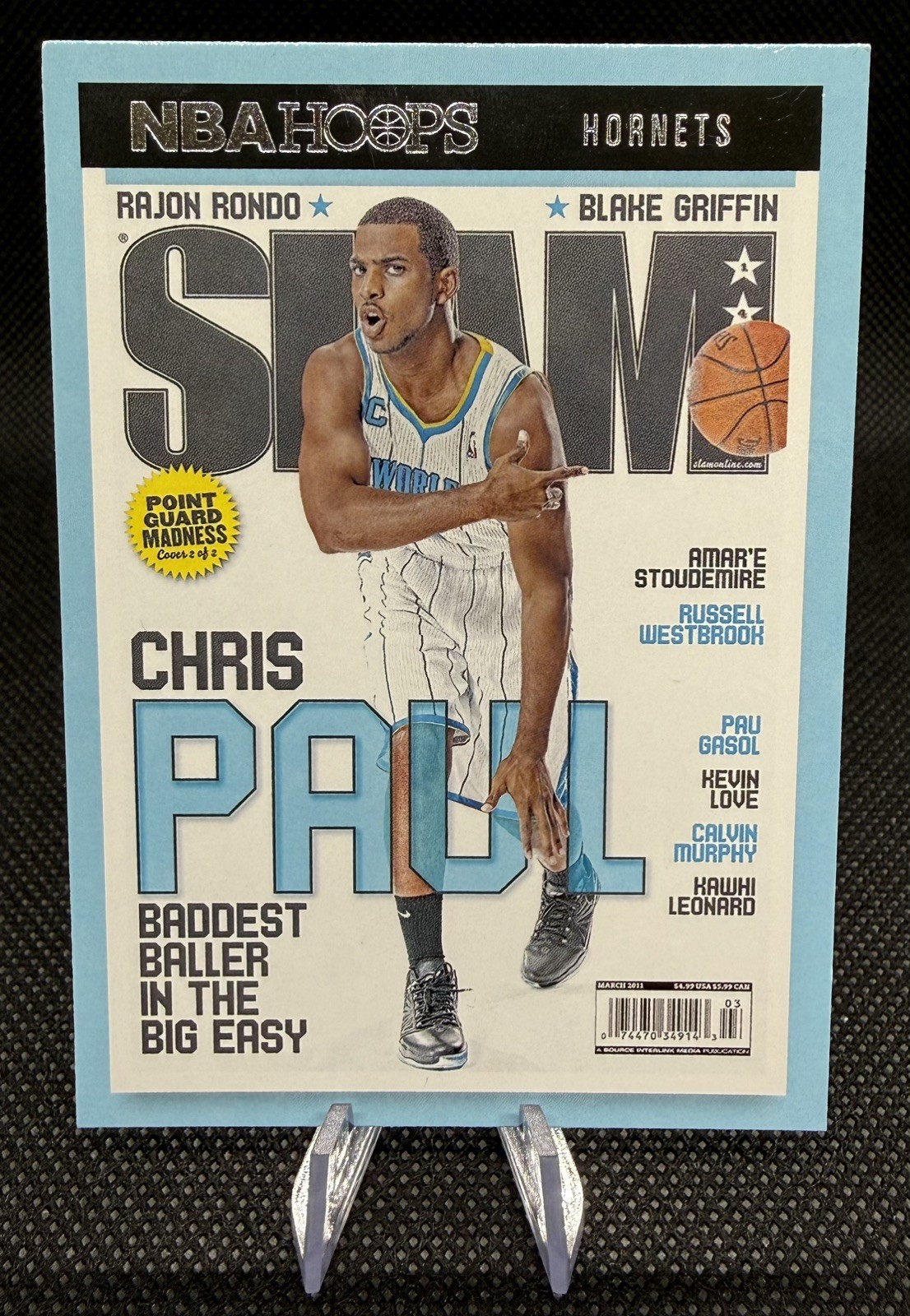 Chris Paul  Hoops Slam Holo  #SLAM #145 New Orleans Hornets 2021
