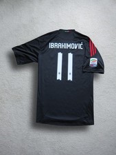 10/11 AC Milan IBRAHIMOVIC Soccer Jersey Football Shirt Sweden L P96267
