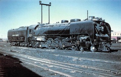 Union Pacific Railroad #802 Cheyenne, WY Train c1970s Vintage Postcard ...