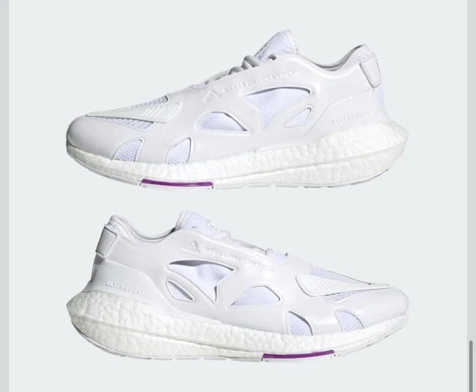 Size 9 - Stella McCartney x Adidas UltraBoost 22 Cloud White W - Image 4 of 4