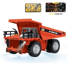 RTR 1/64 RC Dumper HG4 431 Half Alloy RC Construction Vehicle Light Sound Effect