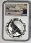 2017-P Australia Wedge Tailed Eagle NGC MS70 Mercanti Signed FIRST DAY OF ISSUE! — photo 1
