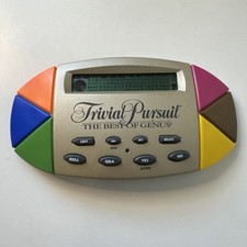 Vintage 1997 Trivial Pursuit The Best of Genus Electronic Handheld Portable Game