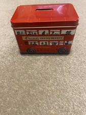 Churchills London Bus Confectionery Tin Money Box