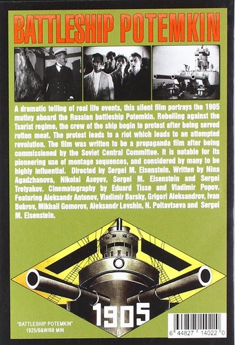 Battleship Potemkin (DVD) Marusov Vladimir Barsky Mikhail Gomarov (US IMPORT) - Picture 2 of 2
