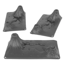 TimMee Processed Plastic Dinosaur Volcano Accessory GRAY Tim Mee Dino Accessory