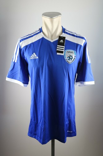 Camiseta Israel Adidas T. L #16 Buzaglo 2015-2016 Home Camiseta Camisa - Imagen 1 de 4