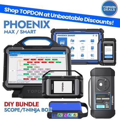 2025 TOPDON PHOENIX MAX / SMART DIY Bundle W/Scope / T-ninja Box Key Programming