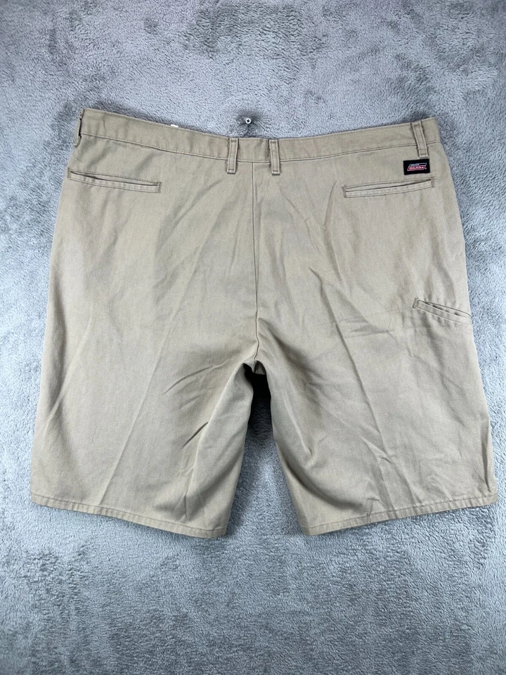 Pantalones Cortos de Trabajo Genuinos Dickies 13" Para Hombres 44 Caquis Utilidad Bolsillo Chino Marrón Plano Foto 4 de 4