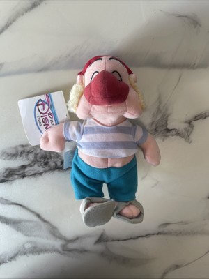 Mr. Smee Plush Peter Pan Disney Store Mini Bean Bag 8'' Stuffed Toy NWT