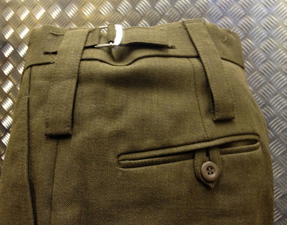 Pantaloni Da Completo Con Piega Stirata Colore Marrone - - 282BK-88X - Foto 1