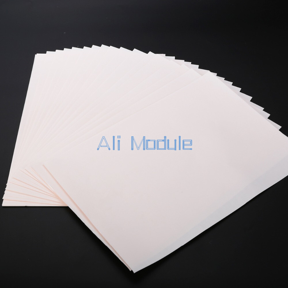 White 10Pcs Sheets A4 Heat Toner Transfer Paper For DIY PCB Electronic