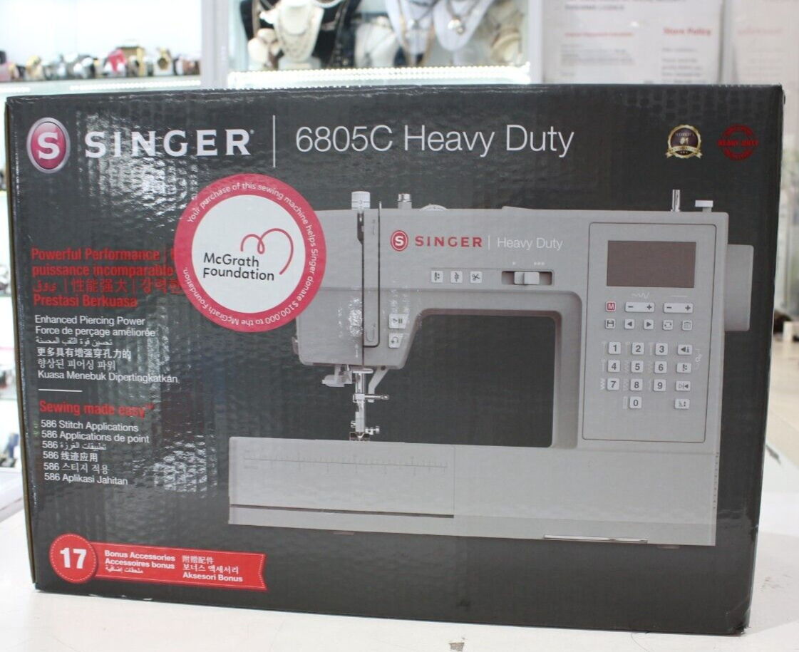 Singer Heavy Duty HD6805C Digital Sewing Machine 9311138041362 eBay