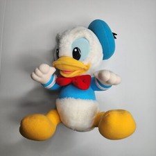 VINTAGE DONALD DUCK Hasbro Softies 1984 Plush Stuffed Disney Babies Animal 12"