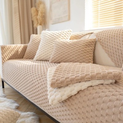 Thicken Plush Sofa Towel Sofa Cover Non-Slip Combination Couch Covers Sofa Towel