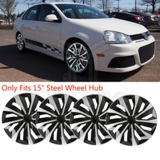 Set Of 4 For Vw Jetta 15 Wheel Covers Full Rim Snap On Hub Caps Replacement Set Of 4 For Vw Jetta 15 Wheel Covers Full Rim Snap On Hub Caps Replacement