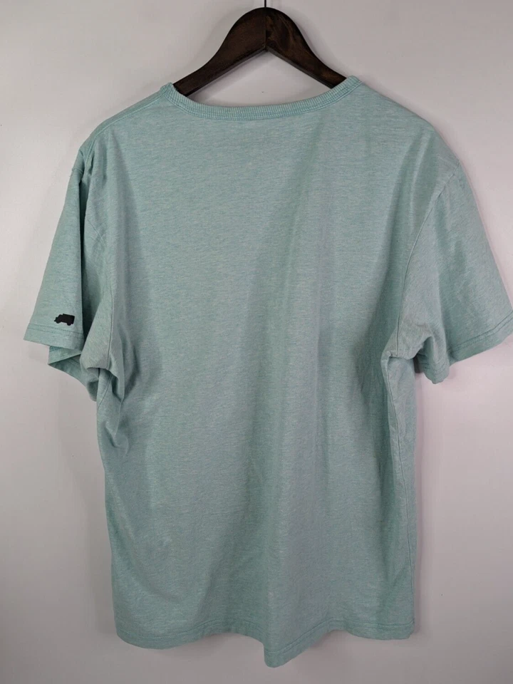 Camiseta Trukfit Respect Few Fear None Skateboard Logo 2XL Manga Corta Turquesa Foto 4 de 4