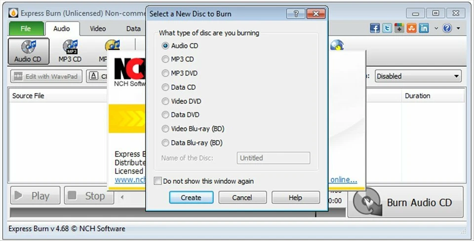 Express Burn  CD DVD Blu Ray writer burn and authoring Software NCH - Image 2 of 4