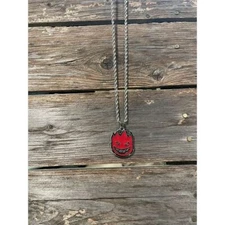 Spitfire Bighead Skateboard Wheels Pendant Necklace Chain 24in Rare New