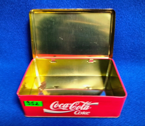 952- COCA COLA SCATOLA RETTANGOLARE IN LATTA VINTAGE RARA - Bild 10 von 15