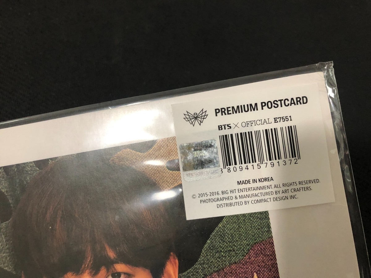 BTS Taehyung V Butterfly Dream Exhibition Premium Photo Card