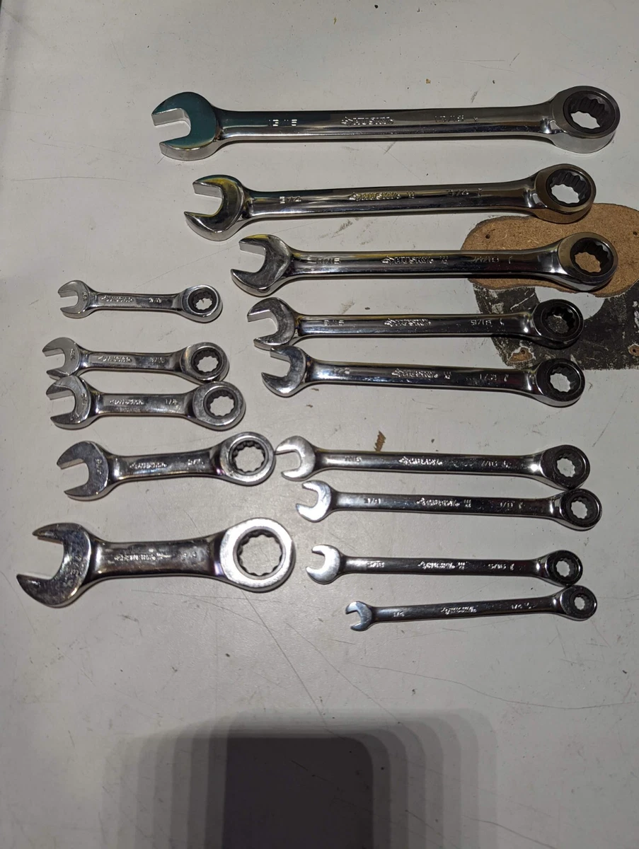 Husky stubby ratchet wrench set deals