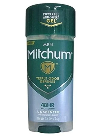 Mitchum Advanced Control Gel Sin Perfume, Antitranspirante Desodarante 3.4 OZ Paquete 5 Foto 2 de 4