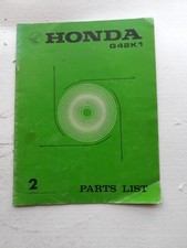 Honda G42K1 engine motor Factory Parts Manual 1976 print 