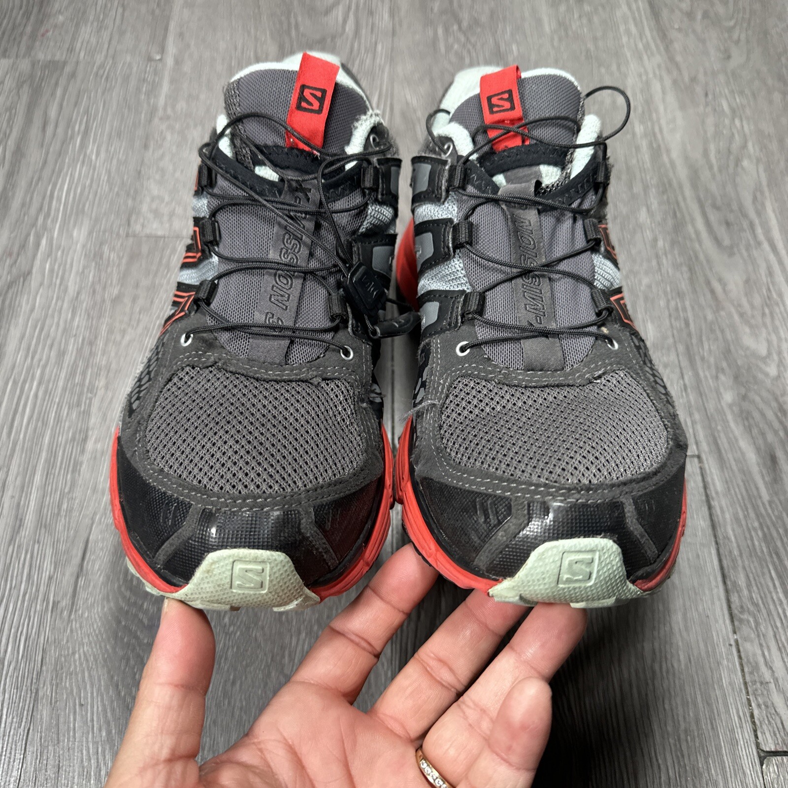 Scarpe da trekking Salomon donna X Mission 3 404738 grigie sneakers taglia 9 5