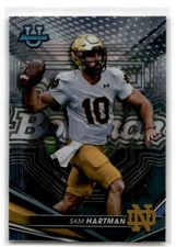 2022-23 Bowman's Best University #92 Sam Hartman Notre Dame Fighting Irish