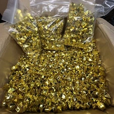 Huge LOT Fake Gold Rocks  Gold Fake Plastic Gold Nuggets 3 Pounds