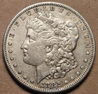 1882 S Morgan Silver Dollar Liberty Head $1 Coin ABOUT UNCIRCULATED AU About UNC