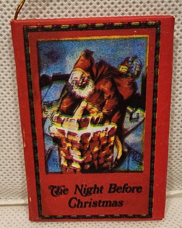 the night before Christmas ornament made in Taiwan