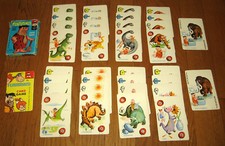 Vintage 1965 FLINTSTONES 1960's Ed-U-Cards Pre-Historic Animal Rummy Card Game