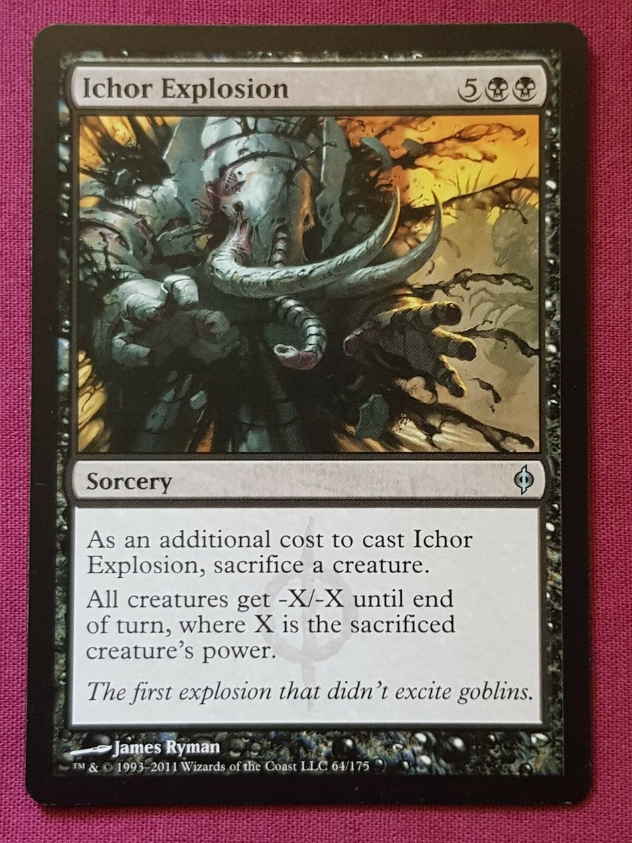 Magic The Gathering NEW PHYREXIA ICHOR EXPLOSION black card MTG | eBay