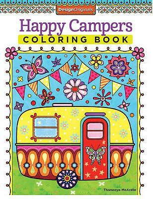 Happy Campers Coloring Book by Thaneeya McArdle (Paperback, 2015)