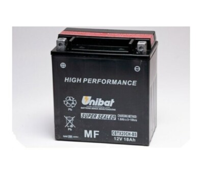 BATTERIA UNIBAT CT12B-BS Yuasa=Yt12B-Bs Moto Guzzi Quota Es 1100 '99 01