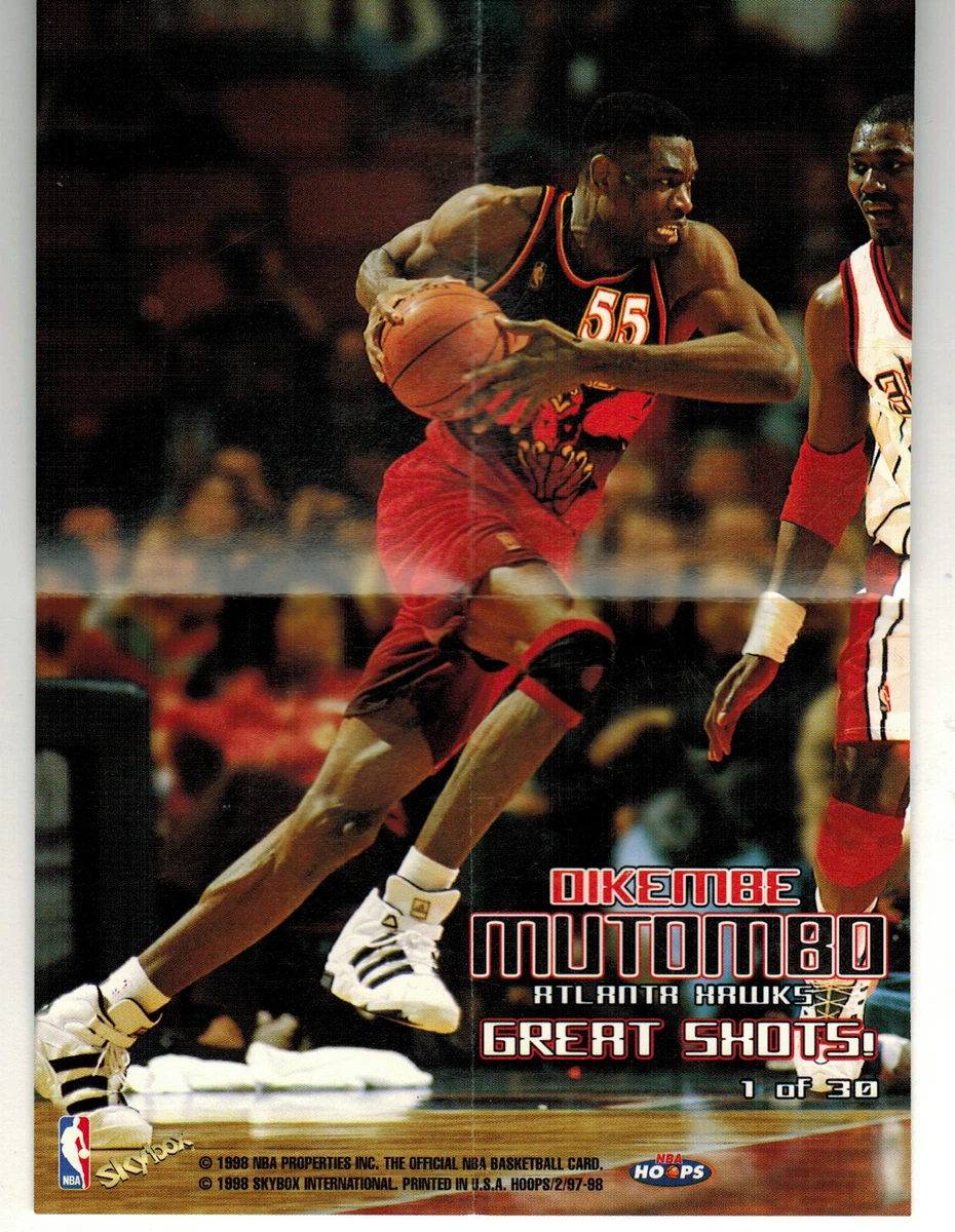 1997 1998 Skybox Dikembe Mutombo NBA Hoops Great Shots Basketball